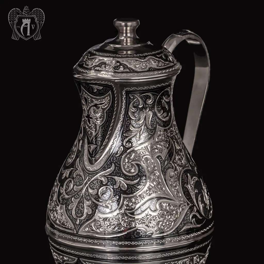 Кувшин серебряный «Валас» - фото 5