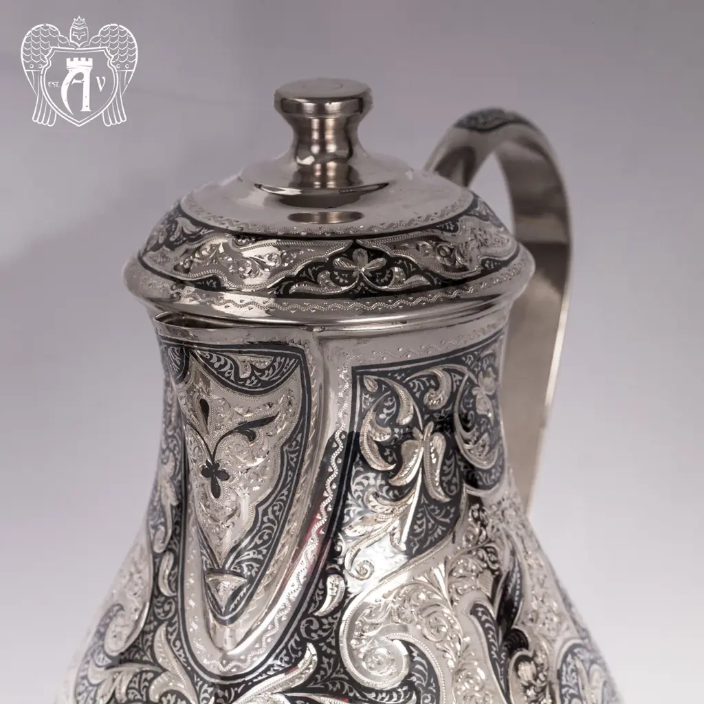 Кувшин серебряный «Валас» - фото 6