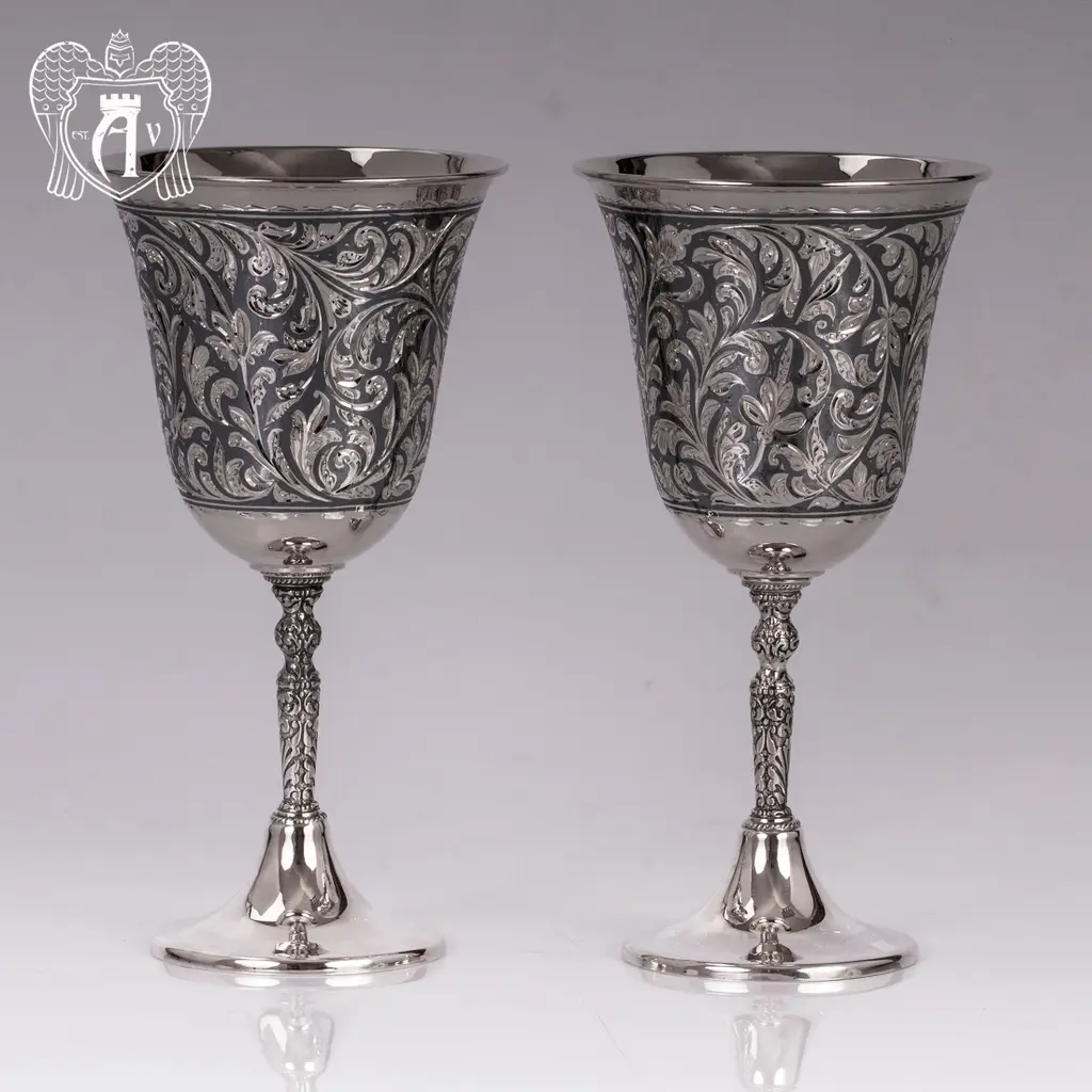 Бокалы из серебра «Клио» - фото 5