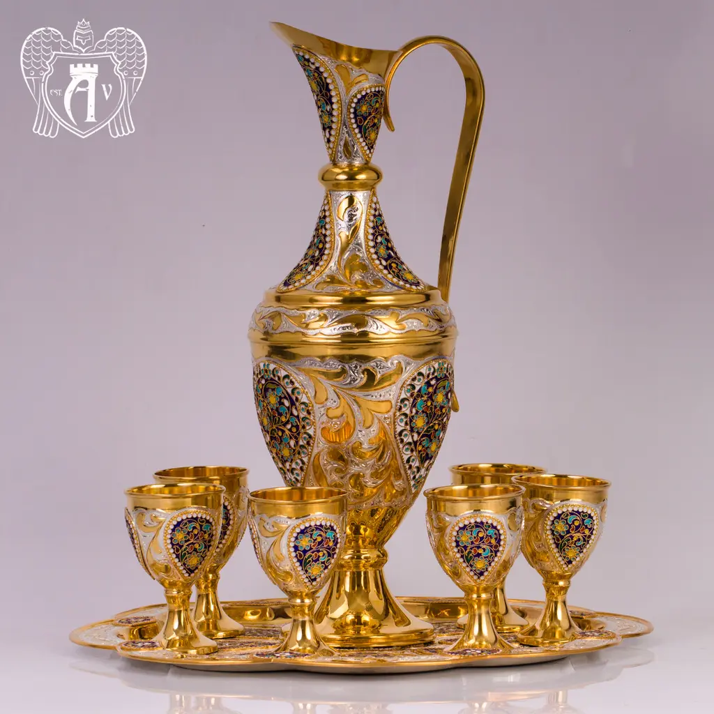 Винный сервиз из серебра  «Тюдор» - фото 2