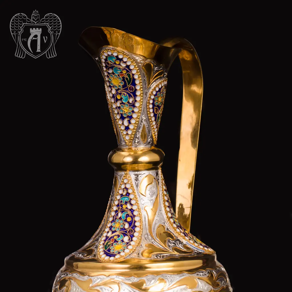 Винный кувшин из серебра «Тюдор» - фото 4