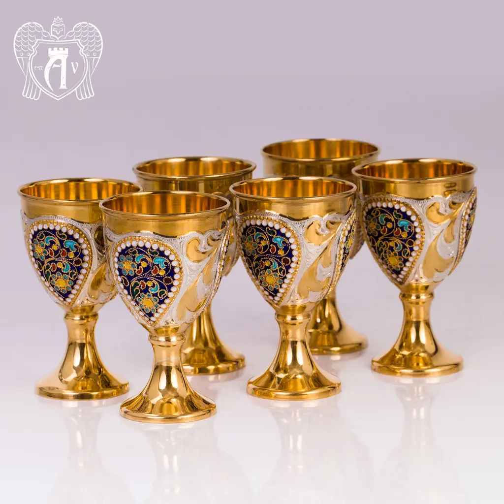 Бокалы из серебра «Тюдор» - фото 2