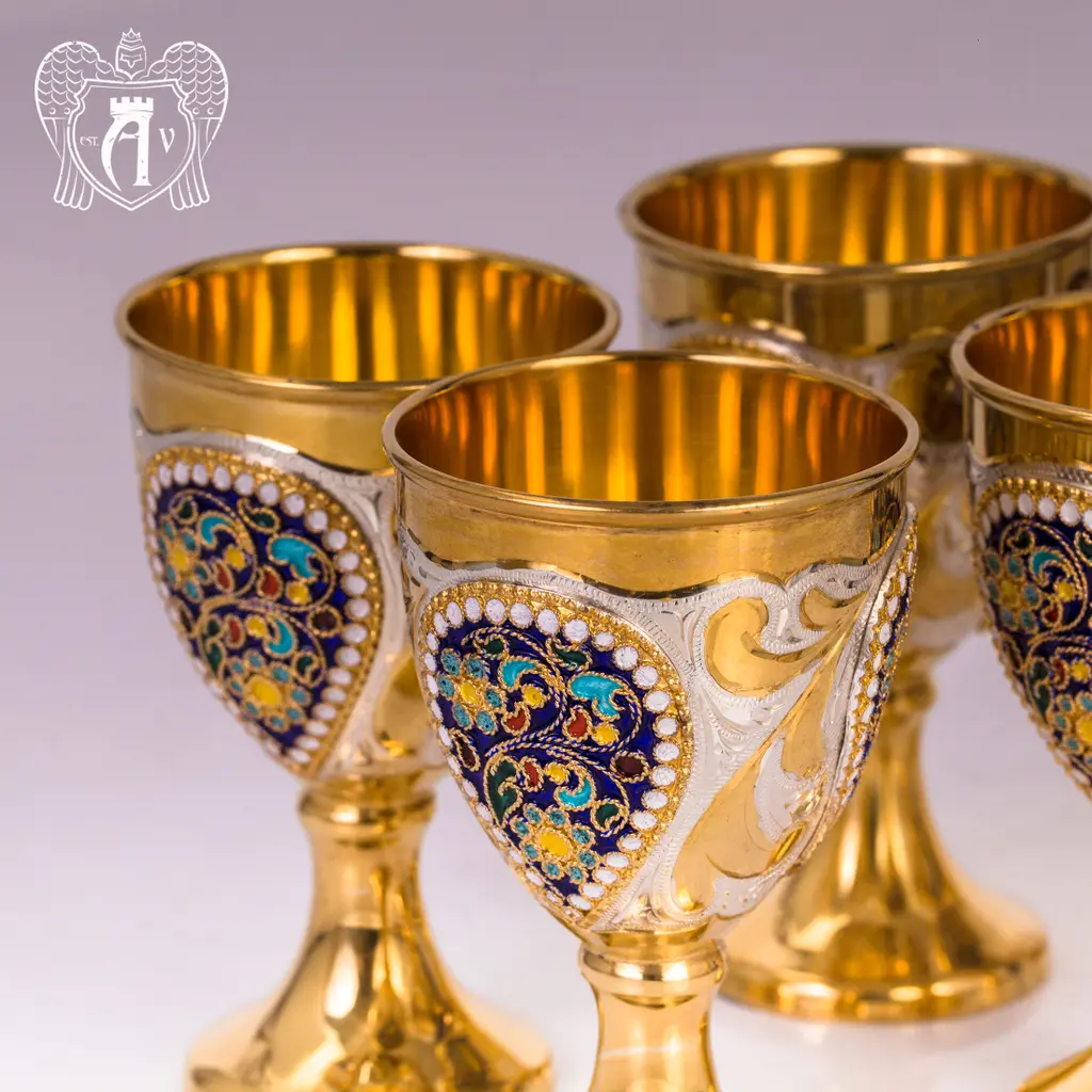 Бокалы из серебра «Тюдор» - фото 3