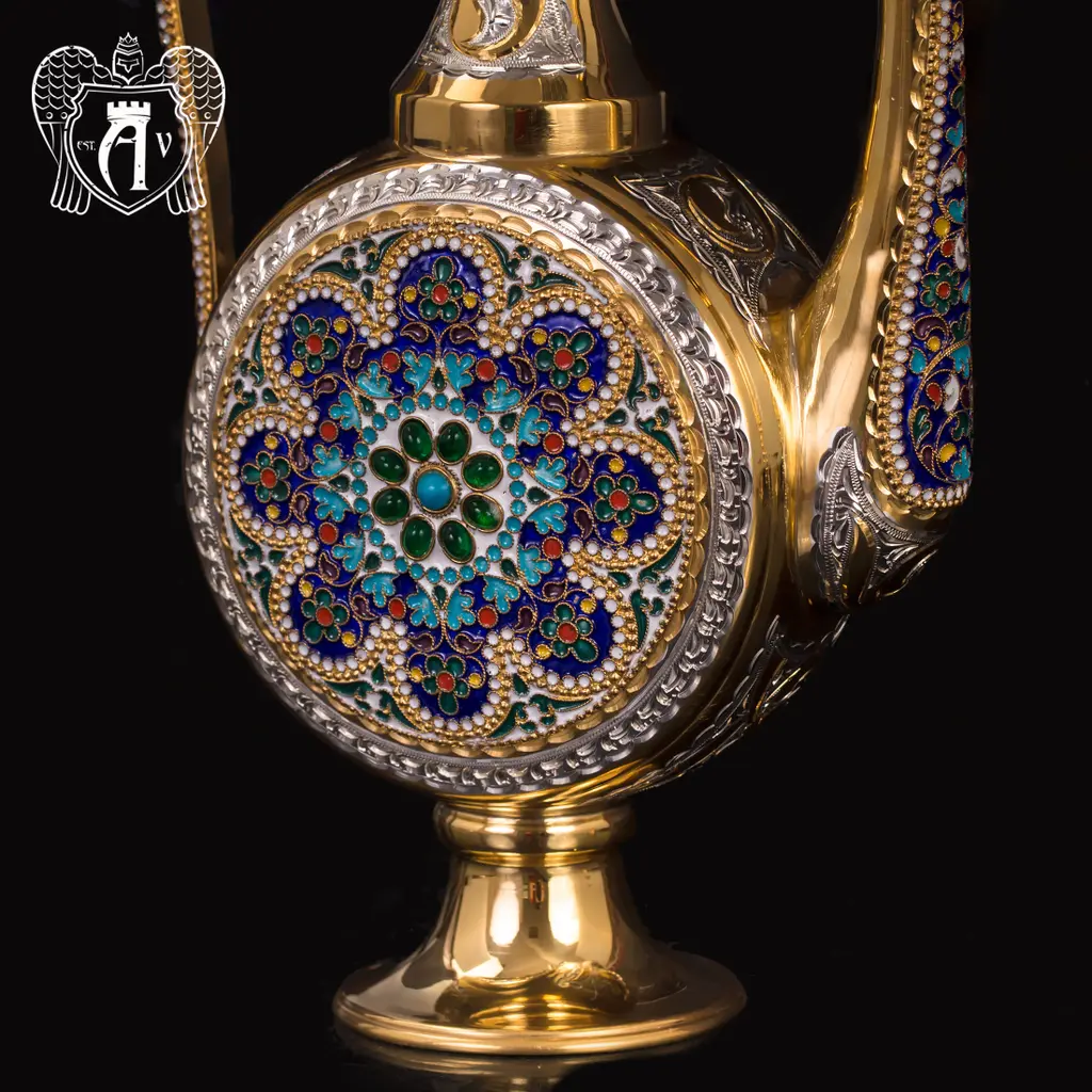 Коньячный сервиз из серебра  «Серсея» - фото 3