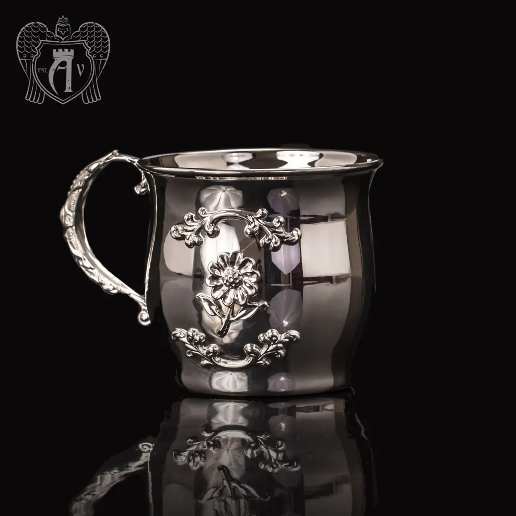 Детская  кружка из серебра для напитков  «Малыш» - фото 5