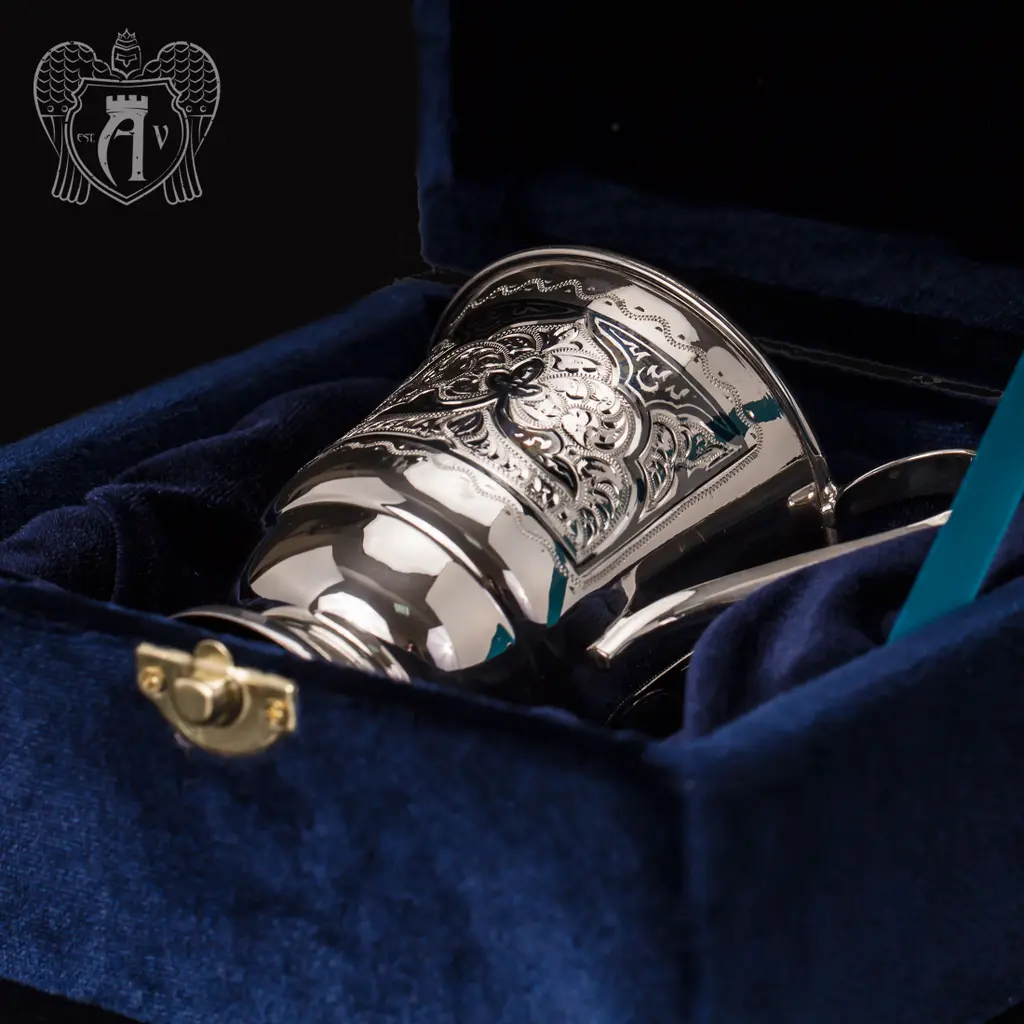 Кружка из серебра для напитков  «Соломон» - фото 3