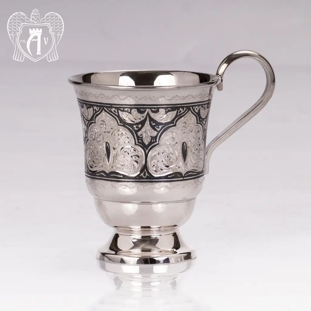 Кружка из серебра для напитков  «Соломон» - фото 2