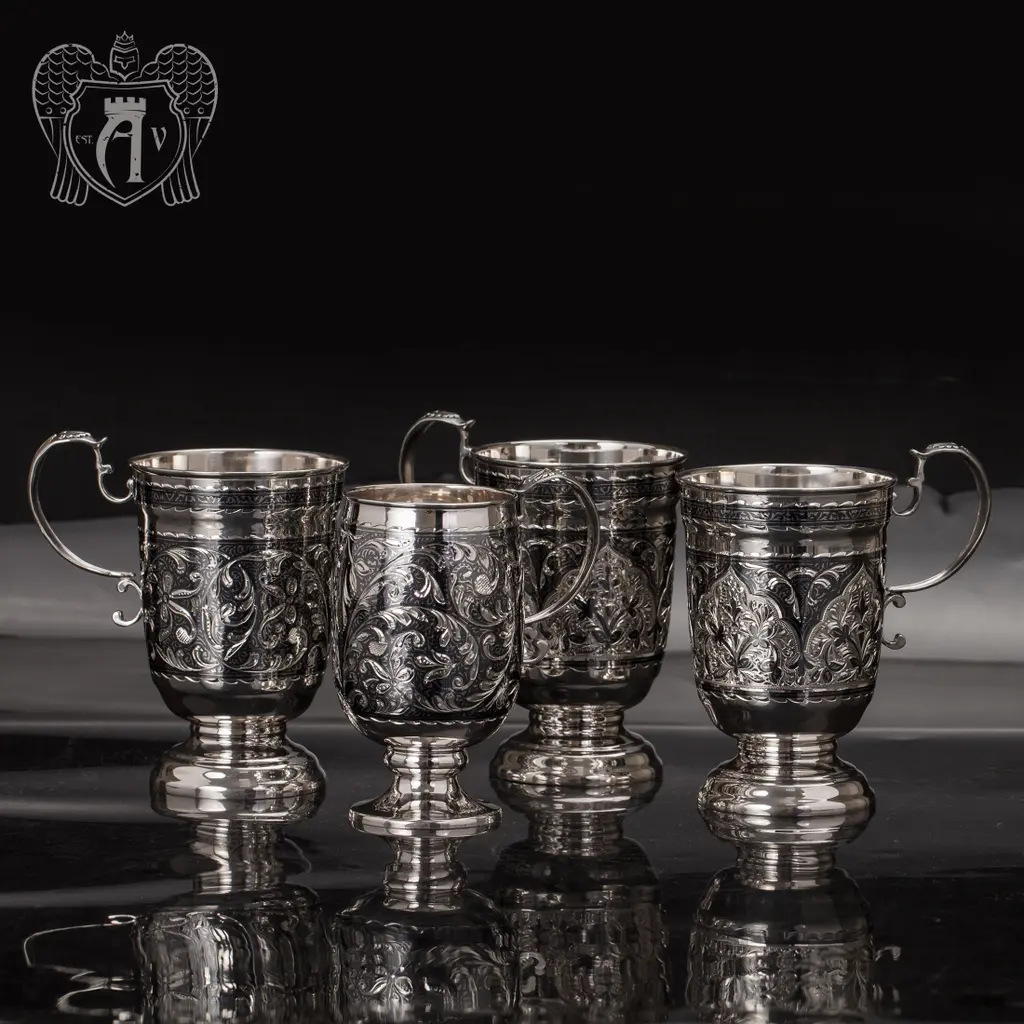 Кружка из серебра для напитков  «Камила» - фото 2