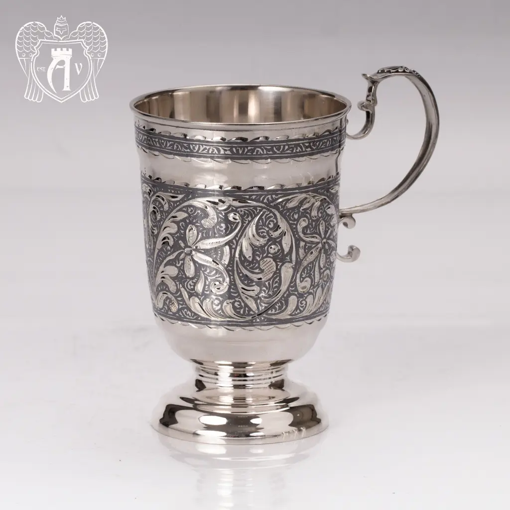 Кружка из серебра для напитков  «Камила» - фото 4