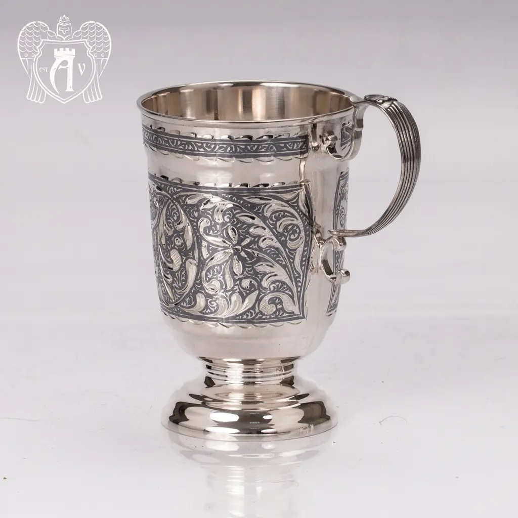 Кружка из серебра для напитков  «Камила» - фото 5