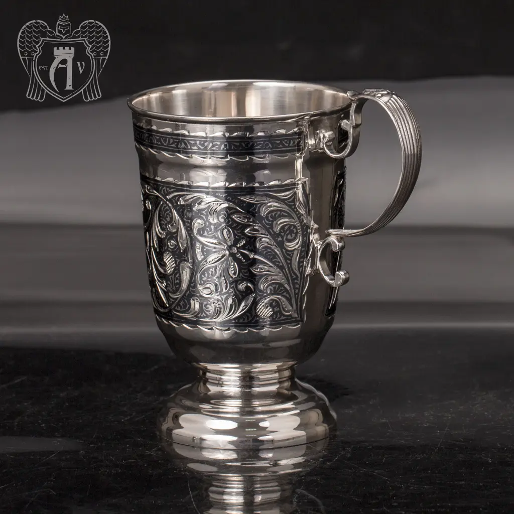 Кружка из серебра для напитков  «Камила» - фото 6