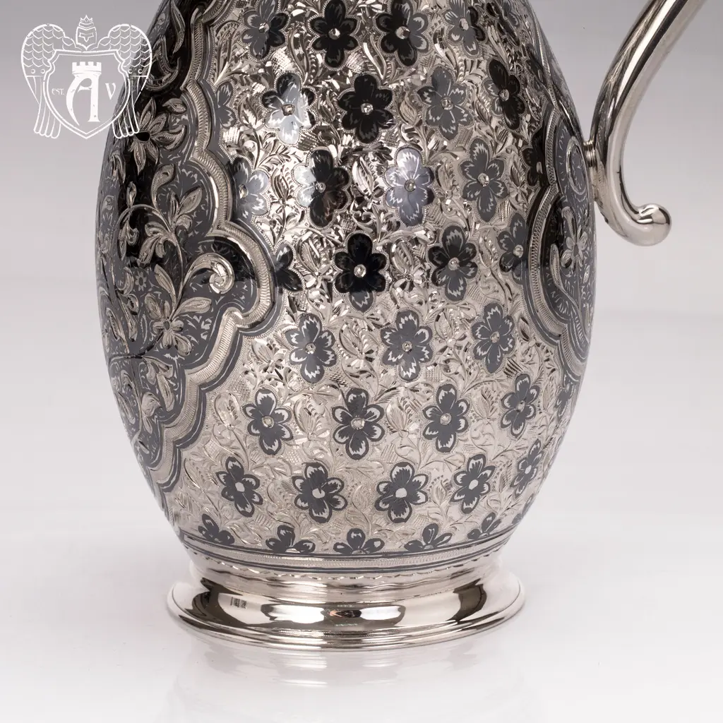 Кувшин серебряный  «Миднайт» без крышки - фото 5