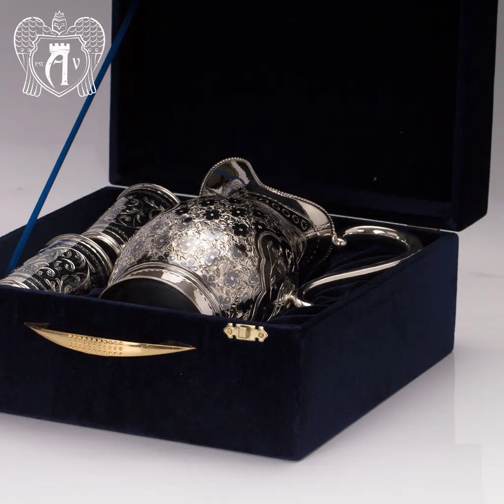 Кувшин серебряный  «Миднайт» без крышки - фото 2