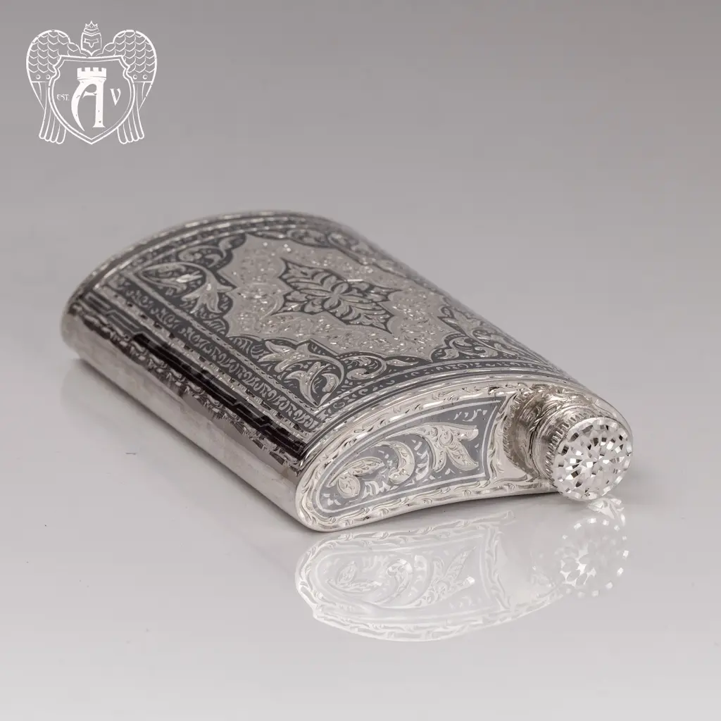 Серебряная фляжка «Гранд» - фото 2