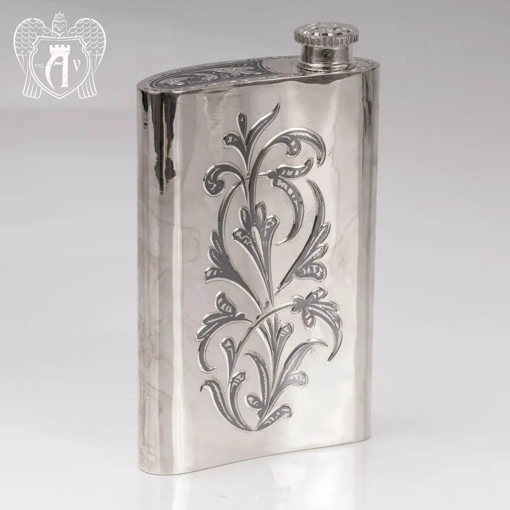 Серебряная фляжка «Гранд» - фото 5