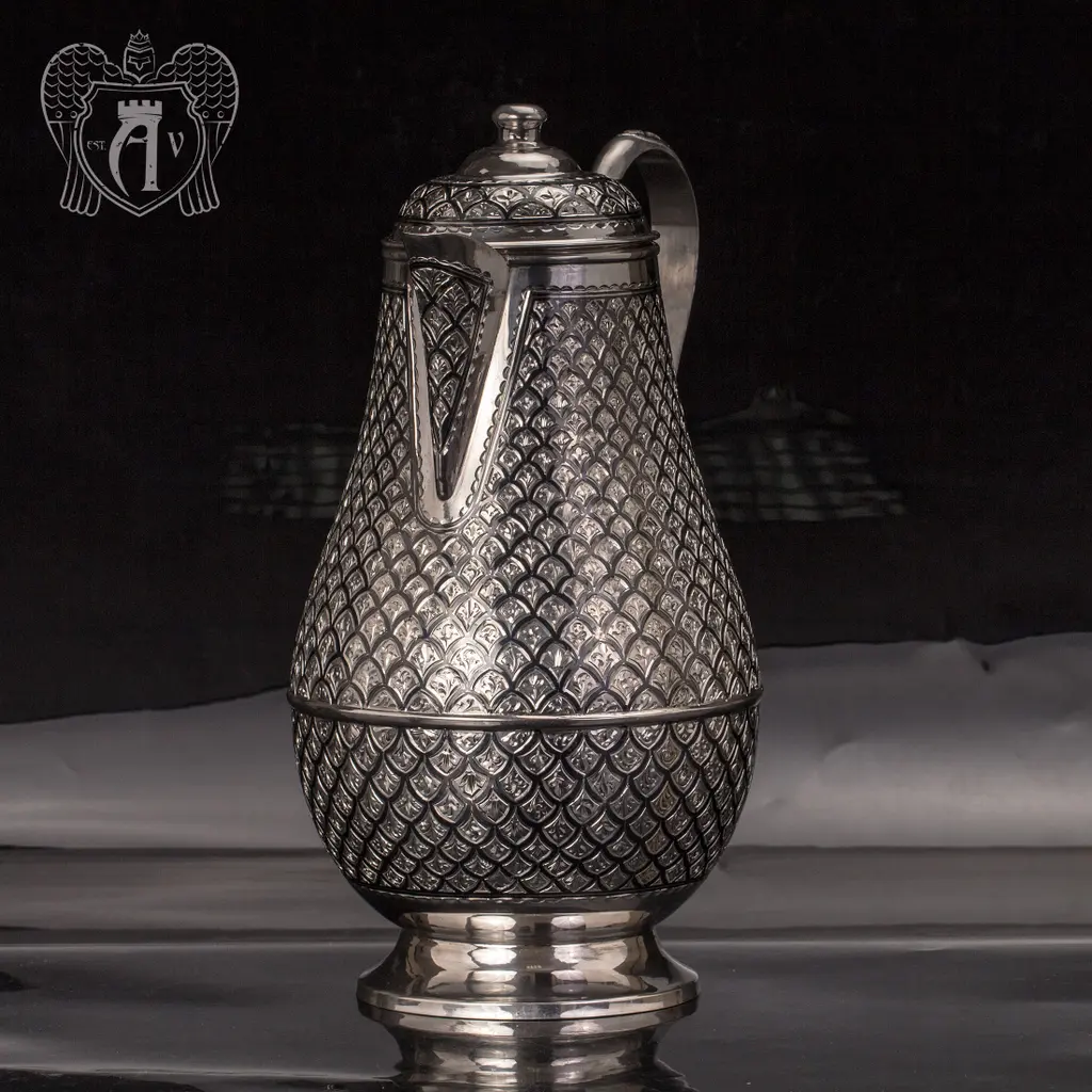 Кувшин большой из серебра «Прометей» - фото 4