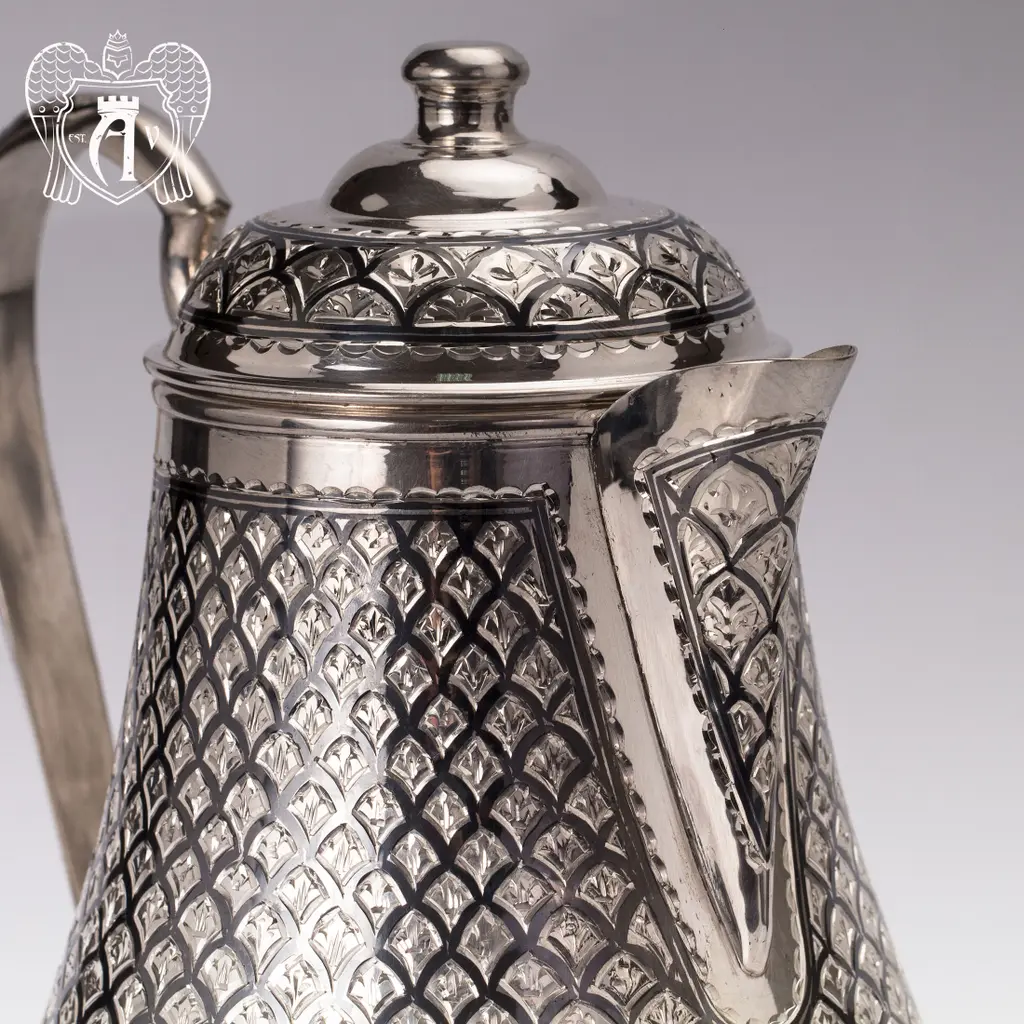Кувшин большой из серебра «Прометей» - фото 5