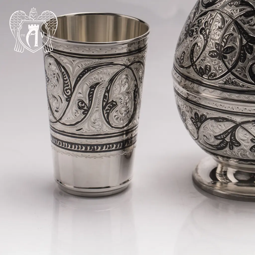 Серебряный сервиз «Кубачи» 925 проба - фото 3