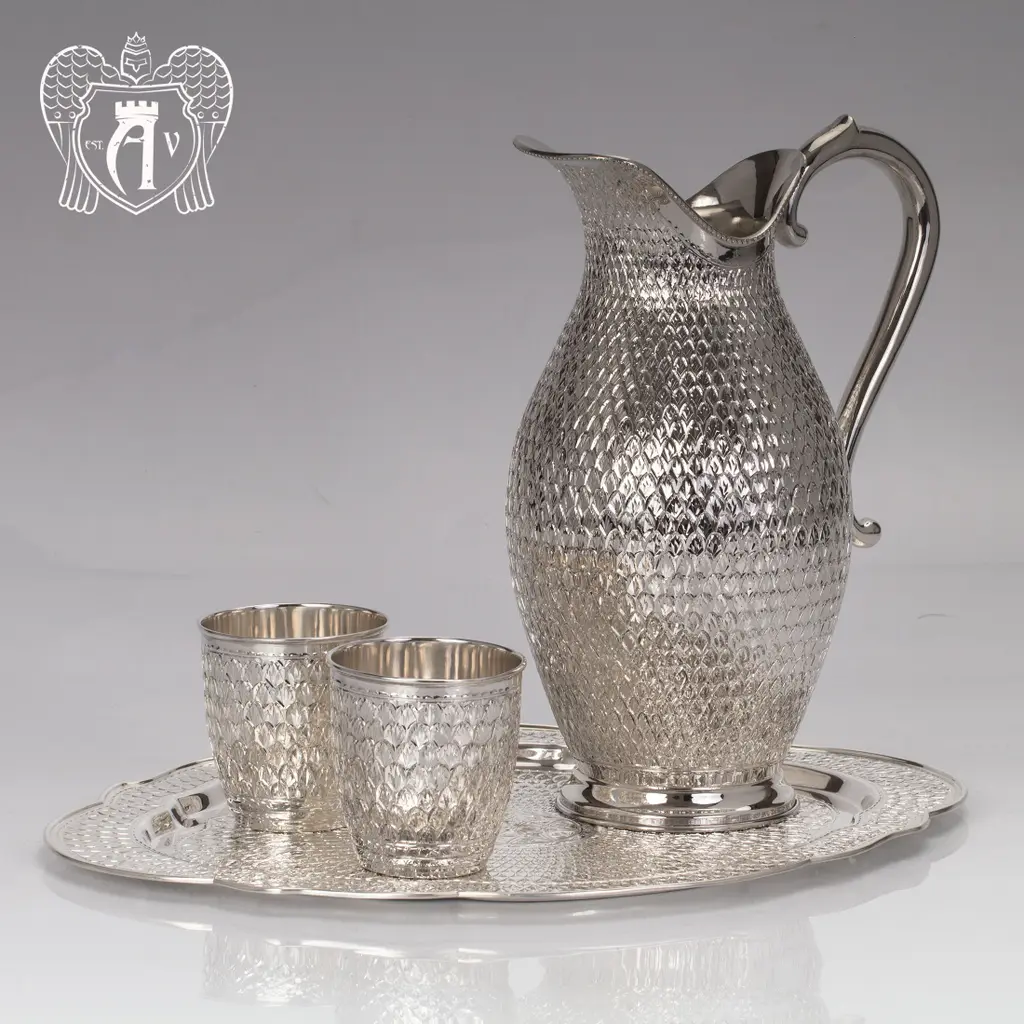 Сервиз из серебра 925 пробы «Графский» без черни - фото 3