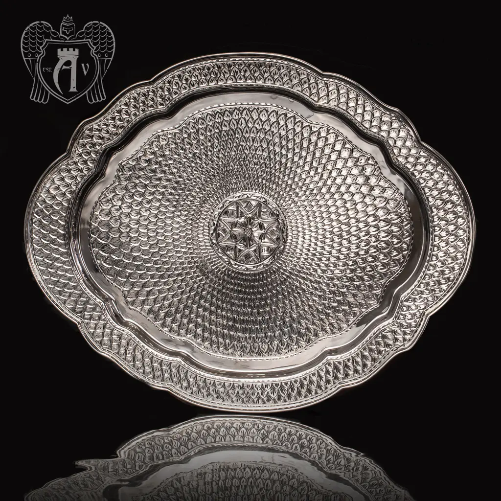 Сервиз из серебра 925 пробы «Графский» без черни - фото 4