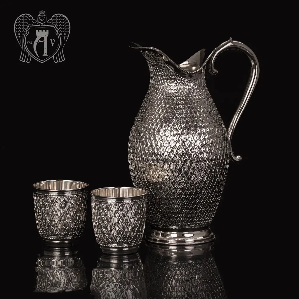 Сервиз из серебра 925 пробы «Графский» без черни - фото 5