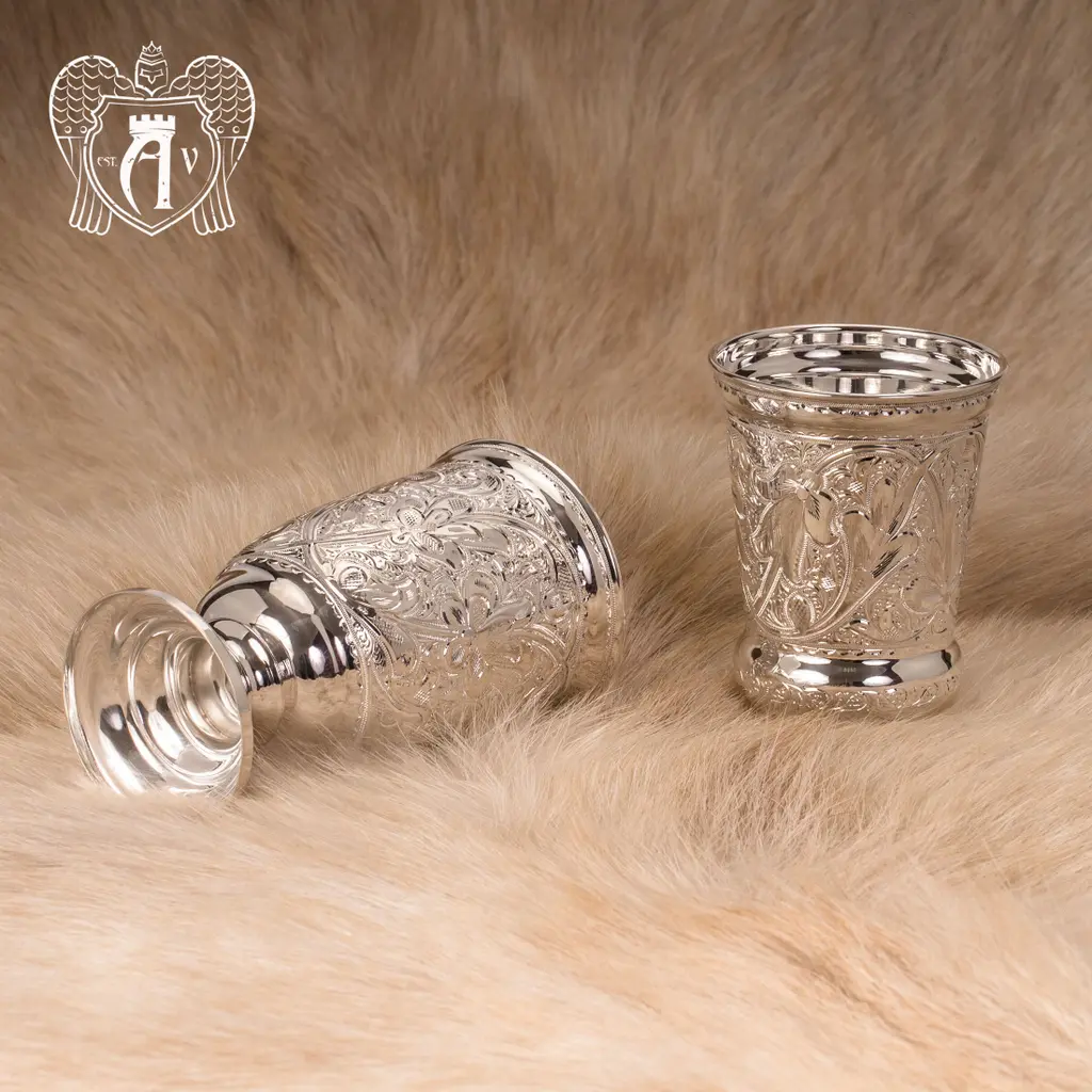 Кубок из чистого серебра 999 пробы «Чистая вода» - фото 2