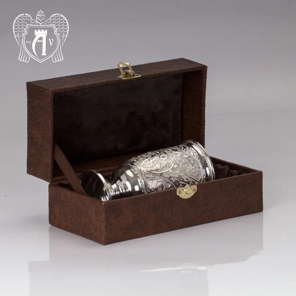 Кубок из чистого серебра 999 пробы «Чистая вода» - фото 6