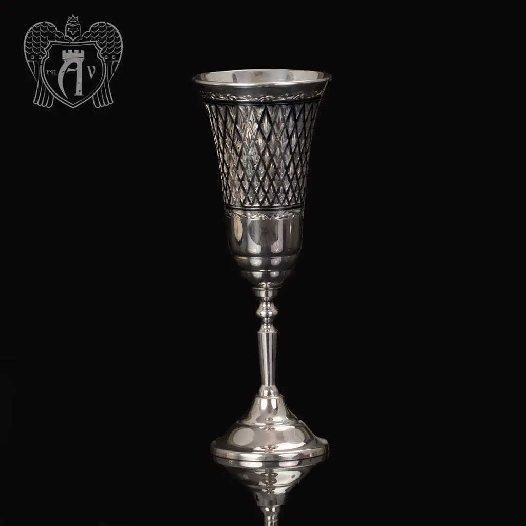 Бокалы из серебра «Княжеские» 2 шт - фото 2