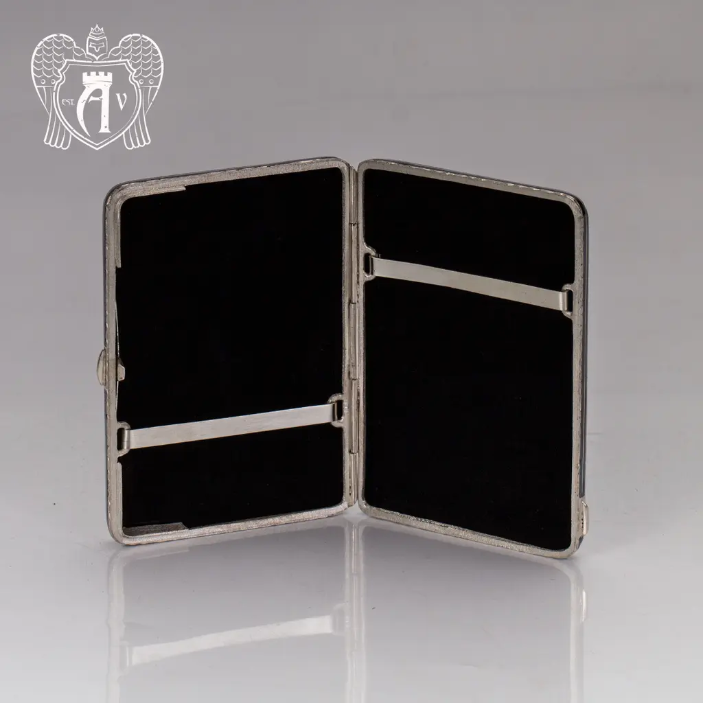 Портсигар из серебра «Клод» - фото 3