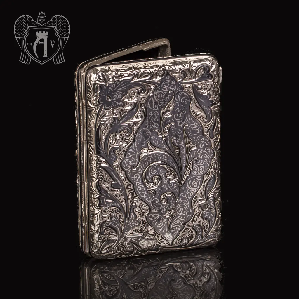 Портсигар из серебра «Клод» - фото 6