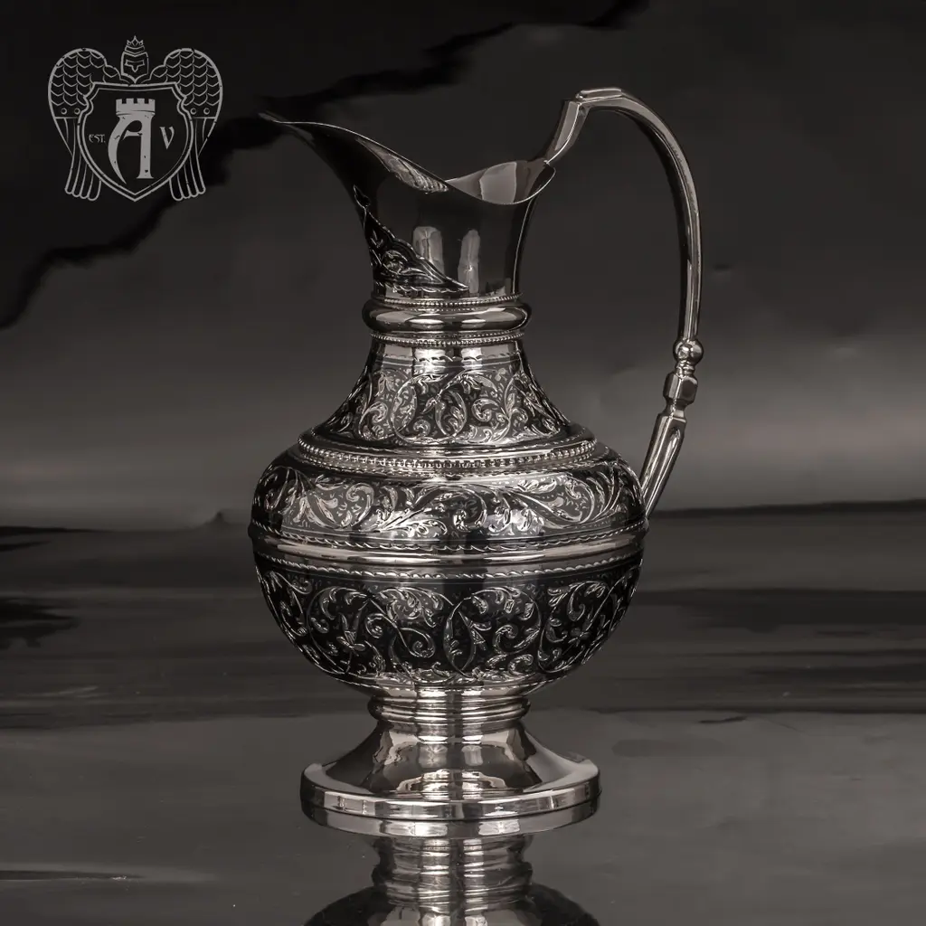 Кувшин из серебра без крышки «Бомонд» - фото 4