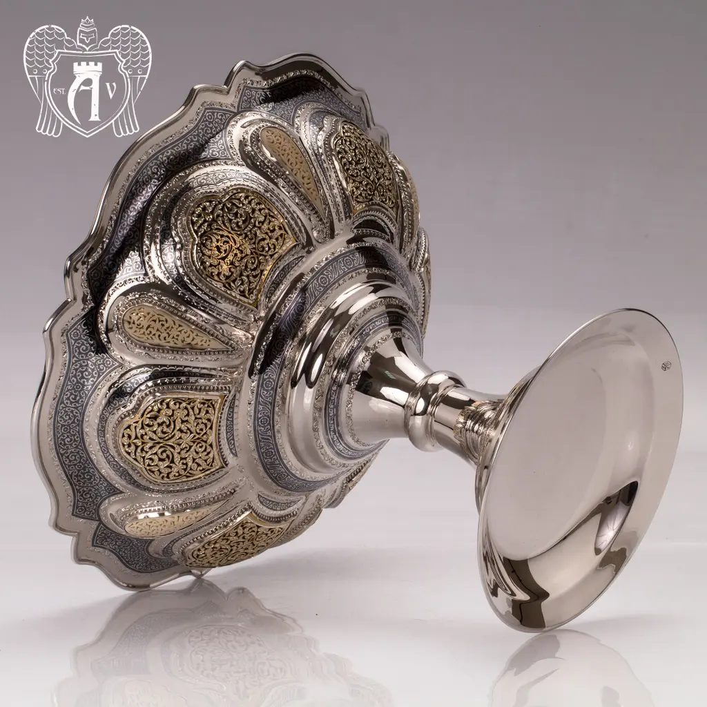 Серебряная фруктовница «Присцилла» - фото 4