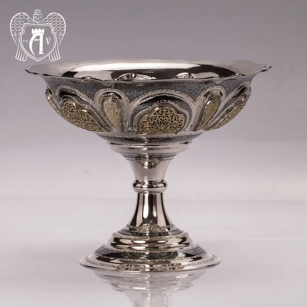 Серебряная фруктовница «Присцилла» - фото 5