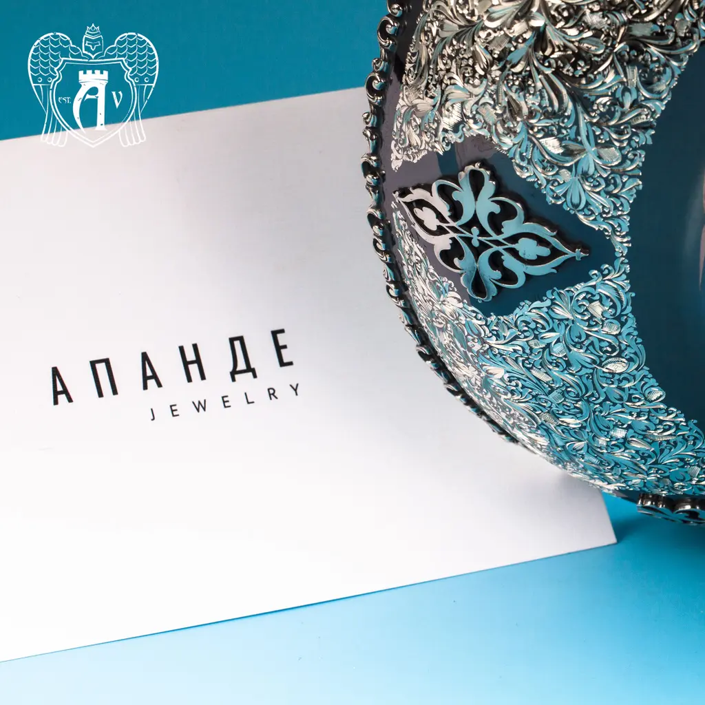 Фруктовница из серебра «Корнелия» - фото 2