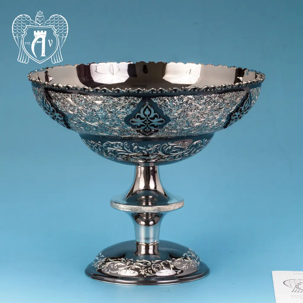 Фруктовница из серебра «Корнелия» - фото 4