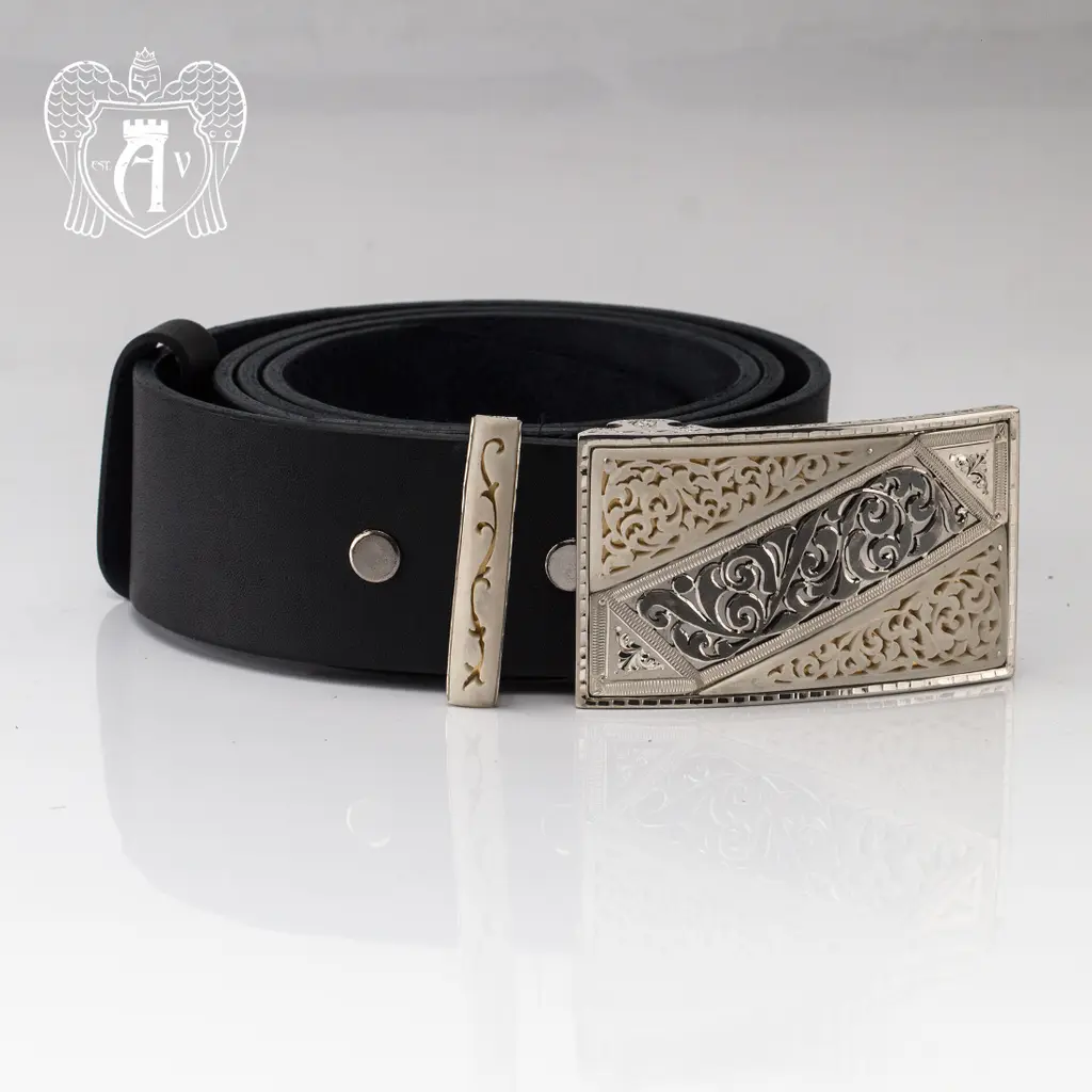 Ремень из серебра  «Амбассадор» - фото 4