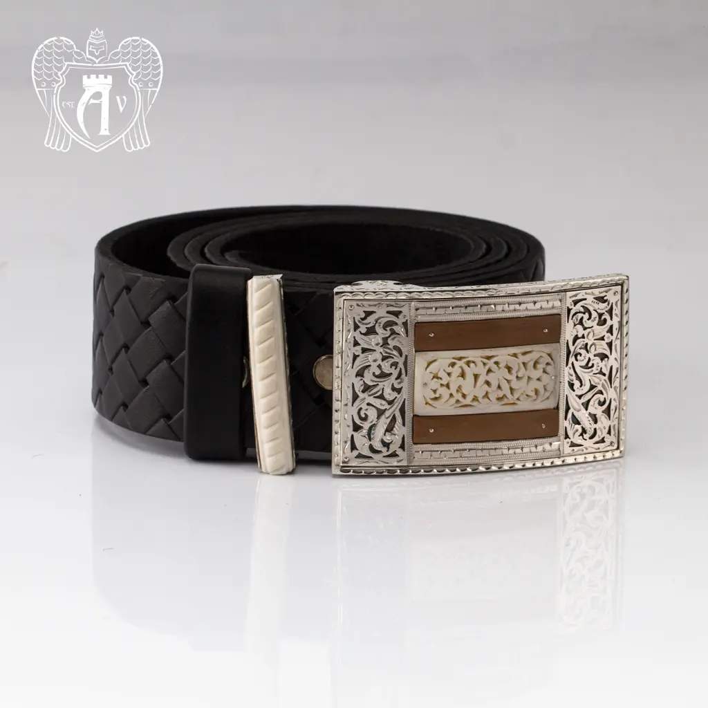 Ремень из серебра  «Гарольд» - фото 2