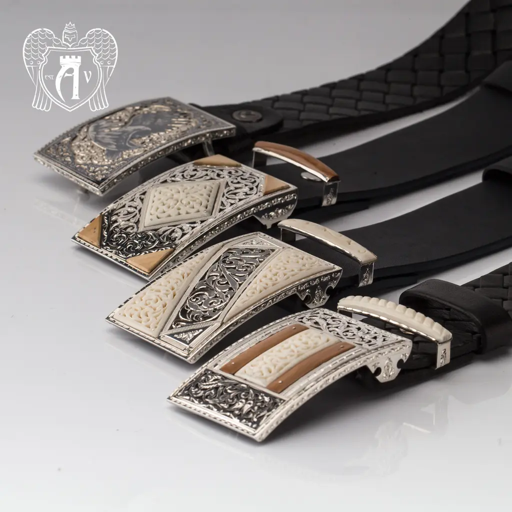 Ремень из серебра  «Ансгар» - фото 3