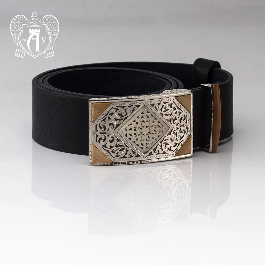 Ремень из серебра  «Ансгар» - фото 4