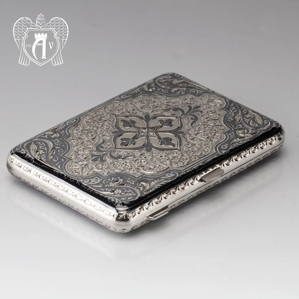 Портсигар из серебра «Милфорд» - фото 3