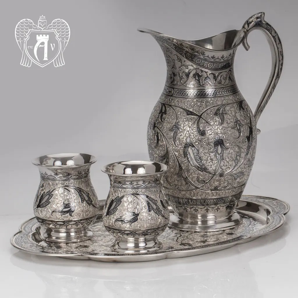 Сервиз для напитков из серебра  «Жизель» - фото 2