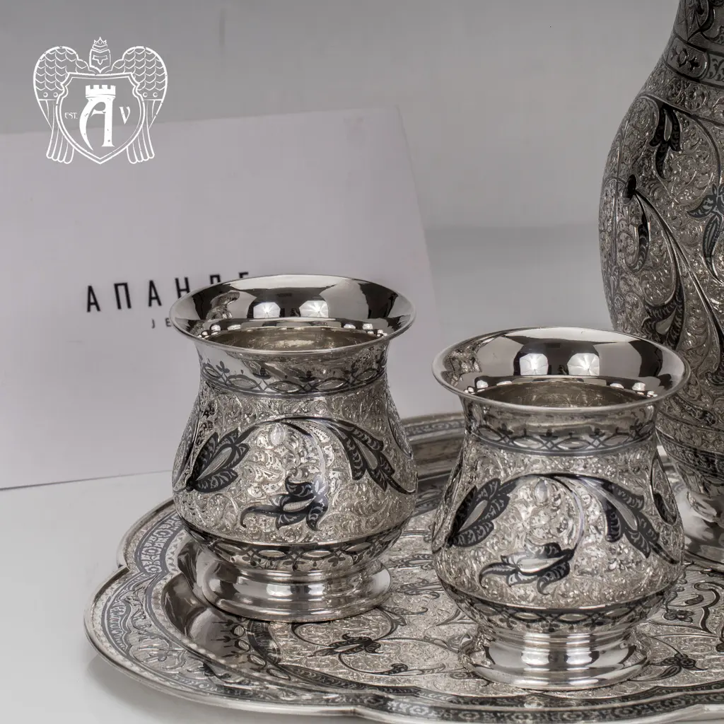 Сервиз для напитков из серебра  «Жизель» - фото 6