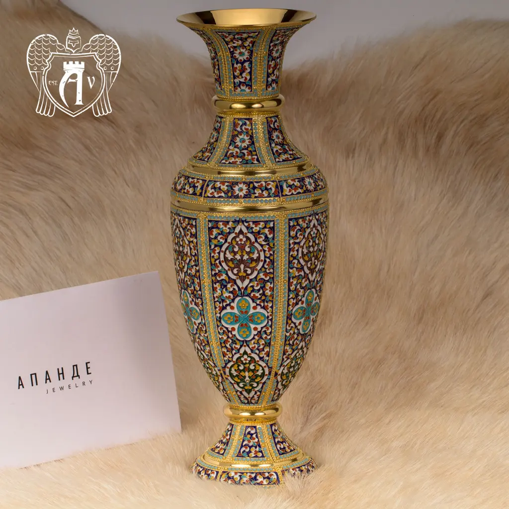 Ваза серебряная «Гелиос» - фото 4