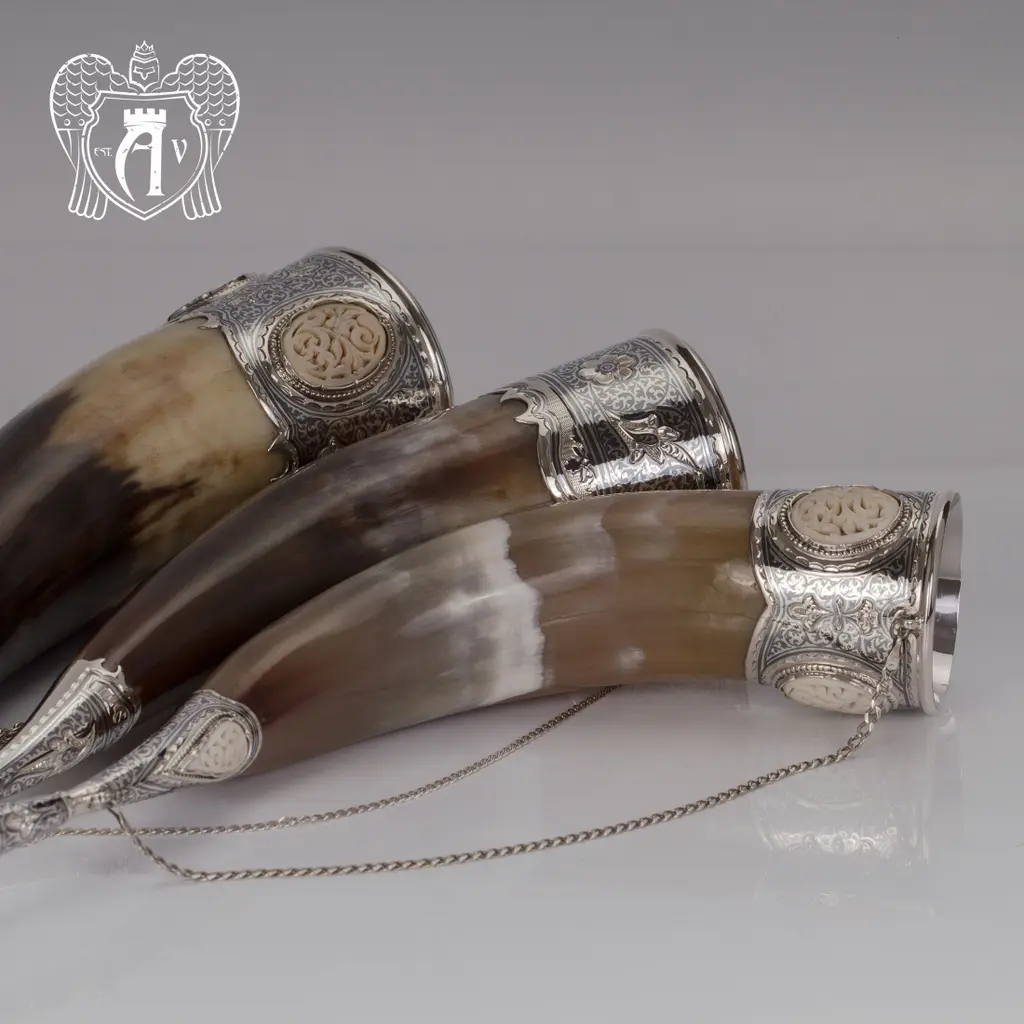 Рог для вина серебряный «Люкс» - фото 3