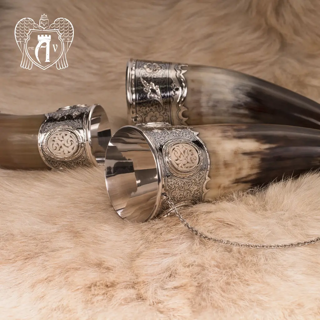 Рог для вина серебряный «Люкс» - фото 5