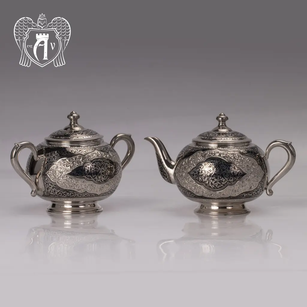 Серебряная сахарница  серия «Кармен» - фото 3