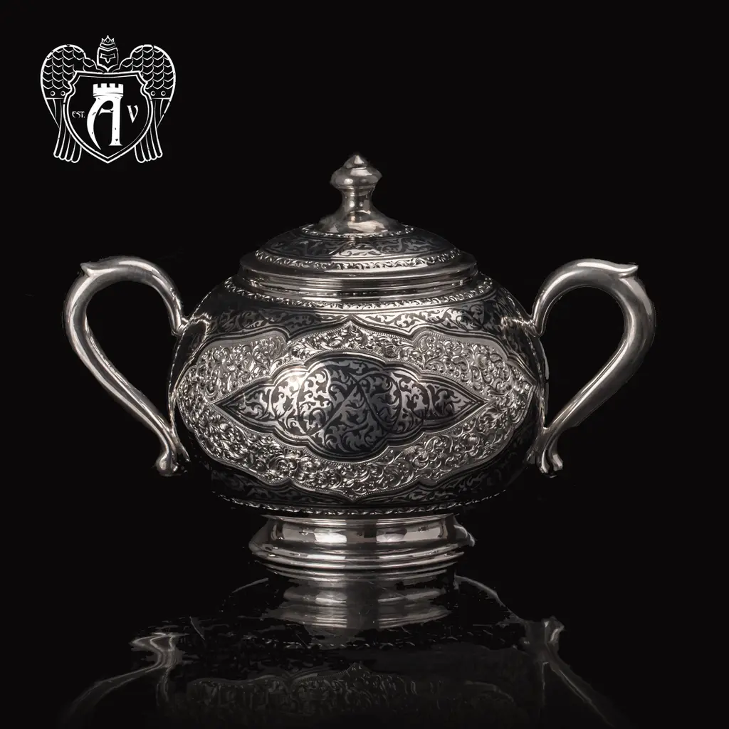 Набор чайный серебряный «Кармен» - фото 5