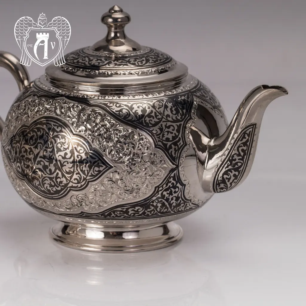 Набор чайный серебряный «Кармен» - фото 4