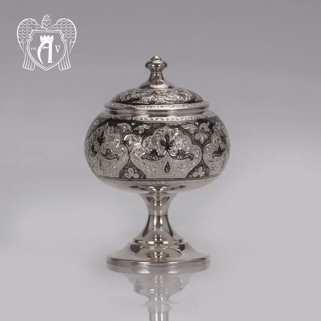 Набор чайный серебряный «Глория» - фото 2