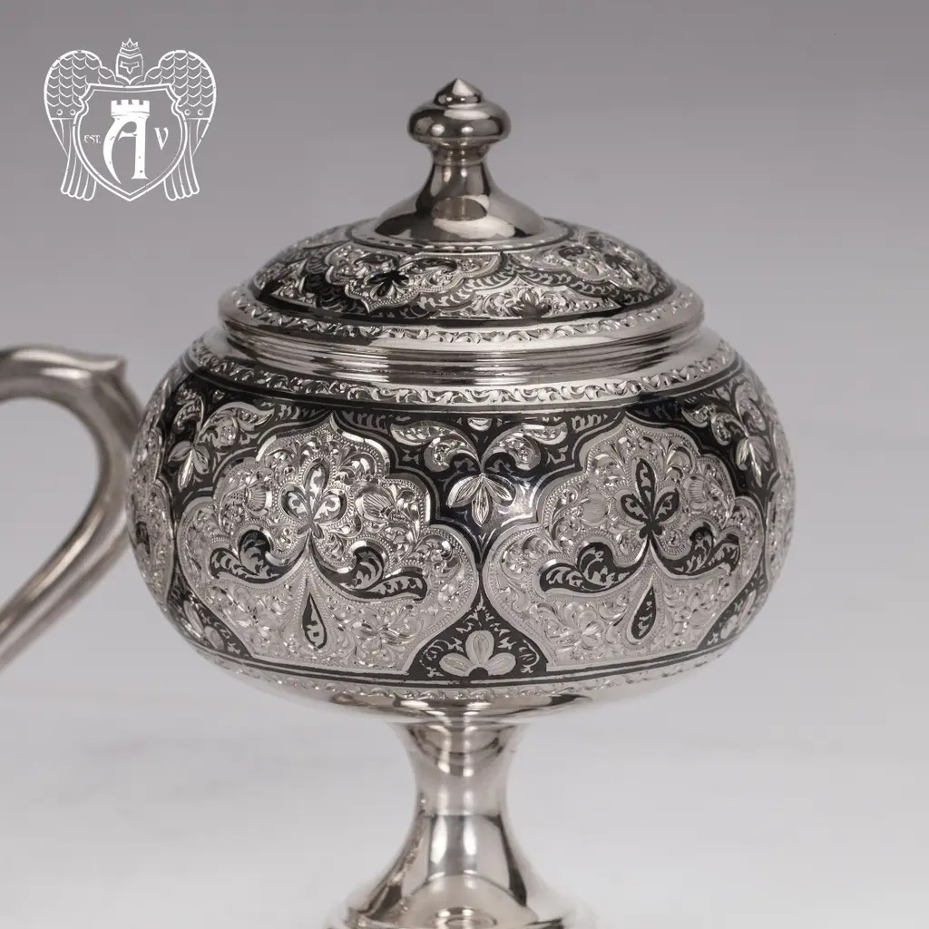 Набор чайный серебряный «Глория» - фото 4